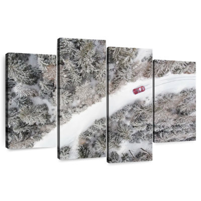 Alvord Snow Covered Road