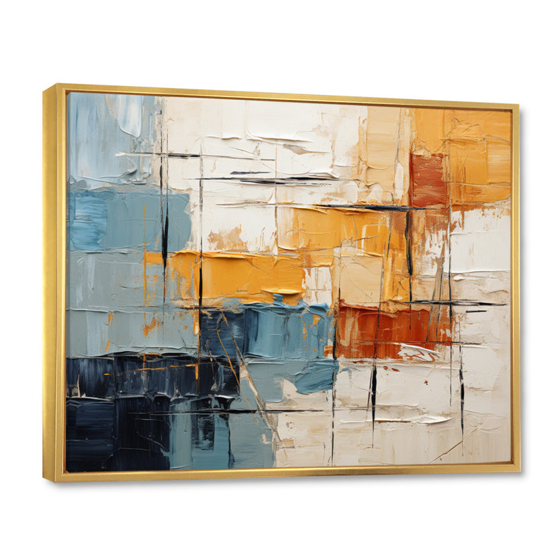 Prairie Bliss sur impression sur toile, Cadre flottant doré, H 16 po x l 32 po x P 1 po