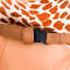 Chaise berçante en peluche girafe