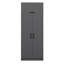 Armoire moderne anthracite 35,4 po x 92,5 po x 20,5 po | 100% panneau de particules enduit de mélamine, épaisseur: 0,7 pouce | Conception élégante de couleur unie, vaste espace de rangement pour les vêtements et les accessoires, élégant et fonctionnel-164346294-164346298