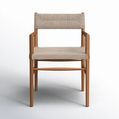 Taffeta Ronaldo Teak Patio Dining Armchair