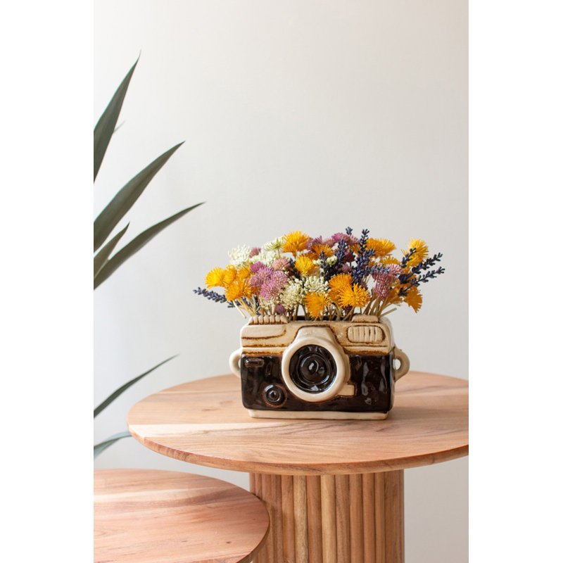  Pot à fleurs en céramique Artistic - hauteur de 5,5 po