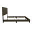 Lit simple avec tissu gris anthracite doux et pieds en bois-1915853778-1915853777