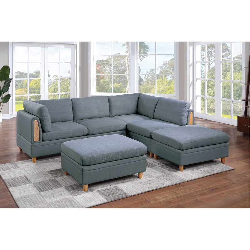 Canapé modulaire 6 pièces Contemporary Living Room
