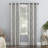 Sun Zero Parrish Distressed Grid Thermal Extreme 100% Blackout Grommet Curtain Panel-55980606-55980607