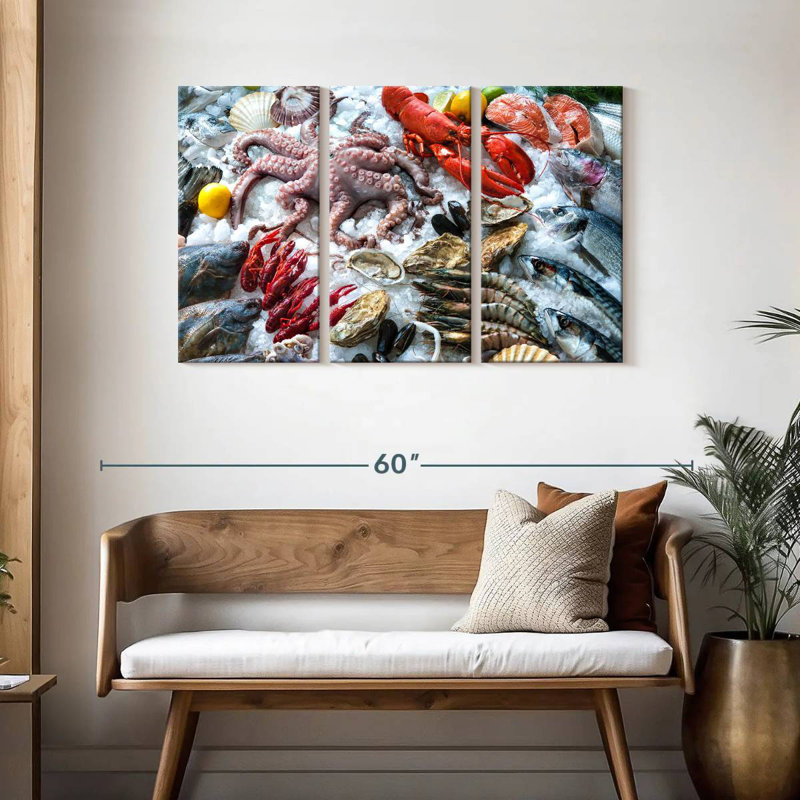 Fresh Seafood Platter, 28" H x 45" W
