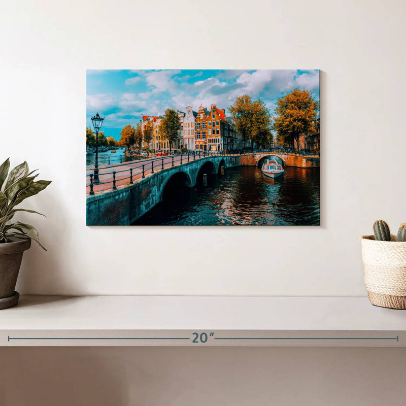 Sireci Amsterdam Canal, 8" H x 12" W