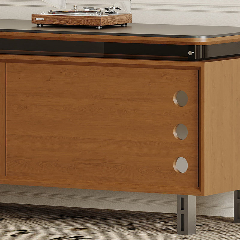 Meuble télé Creative Brown, H 18,9 po x L 71,65 po x l 15,75 po