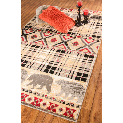 Tapis gris / brun Misk