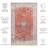 Ramil Performance Machine Washable Oriental Rug-558365928