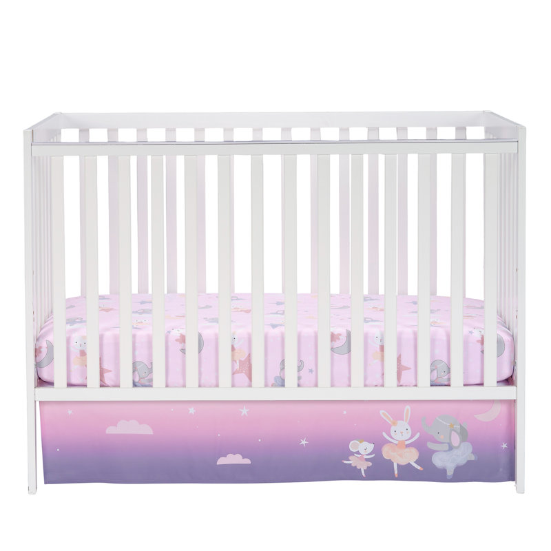 Pink and Lavender Microfiber Baby Girls' Quilt Set