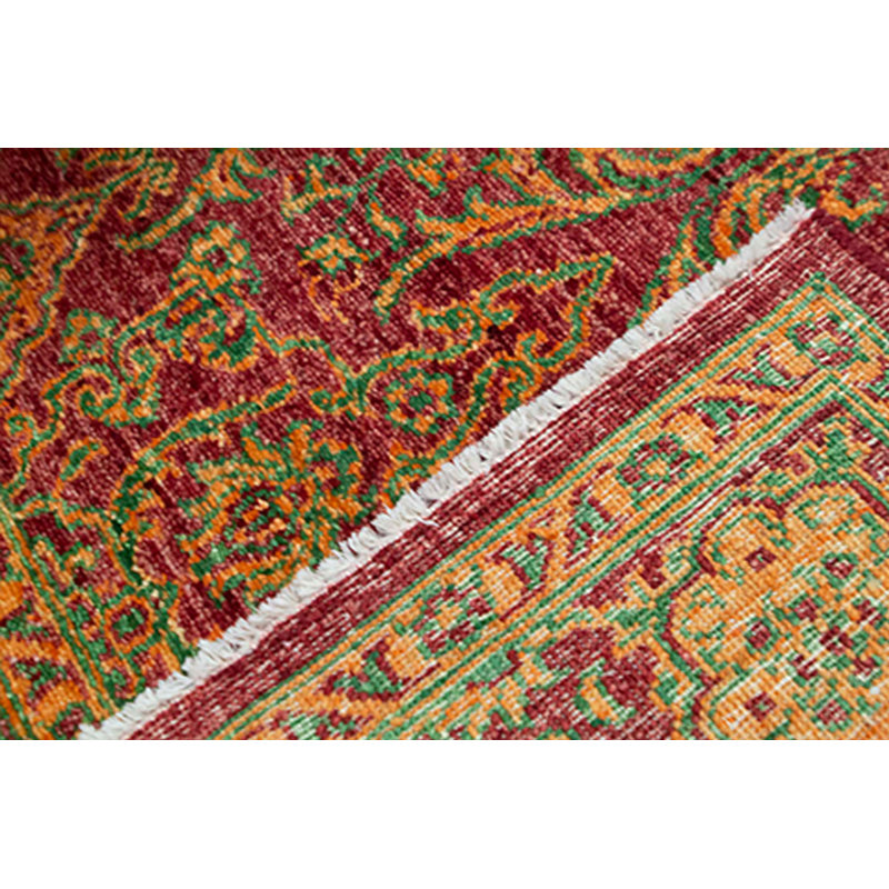 Wool Oriental Area Rug in Red