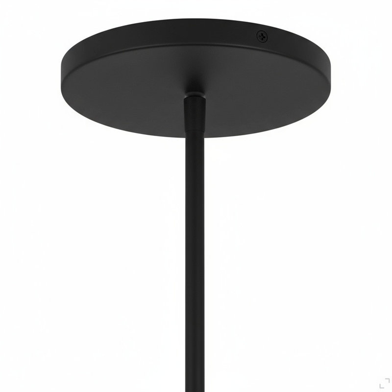 24 Inch Diameter Integrated LED Black Pendant