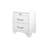 Civic White Nightstand