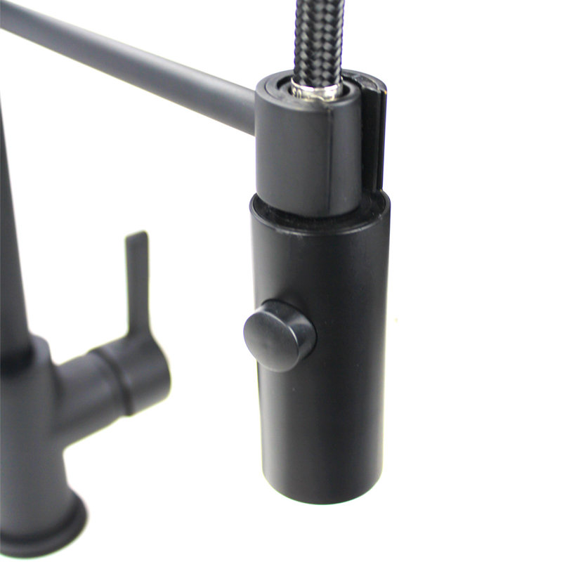 Dowell Pull Down Kitchen Faucet, Black