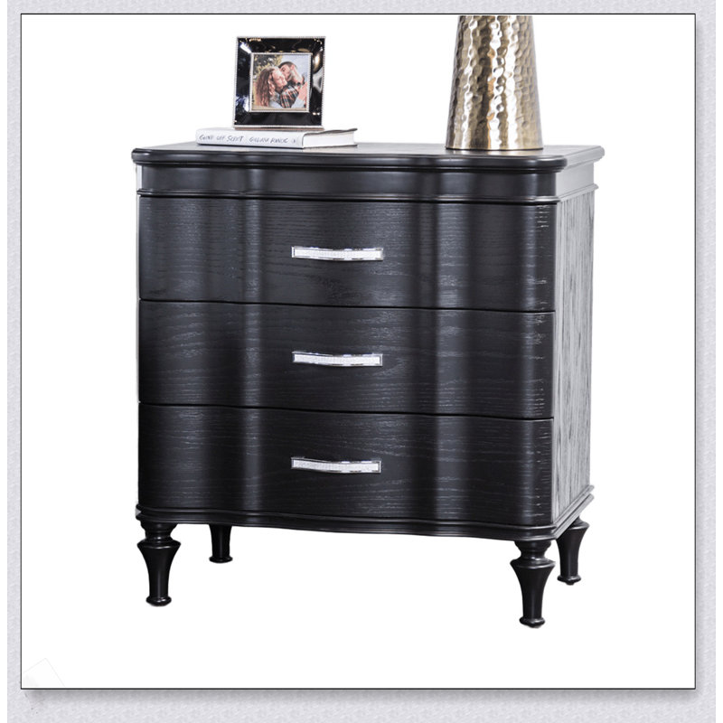 Table de chevet 1 pièce Glam
