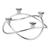 Season 3.54" Stainless Steel Tabletop Candelabra