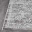 Tapis gris en polypropylène tissé à la main Ragheb Southwestern-1337999426
