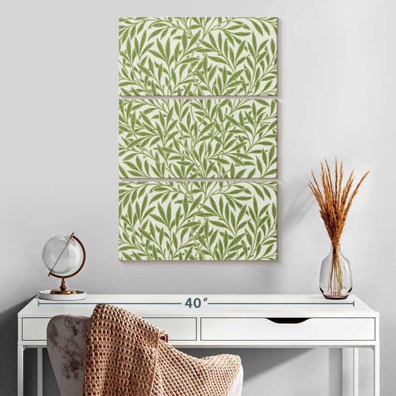 Kerner Willow Pattern, 32" H x 20" W