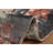 Distressed Look Abstract Oriental Area Rug 5x8