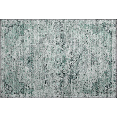 Premium Machine Washable Ashington AMF1832 Global Rug