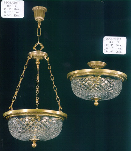 Depew Flush Mount, French Gold