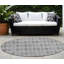 Tapis d'intérieur rond 8 po
