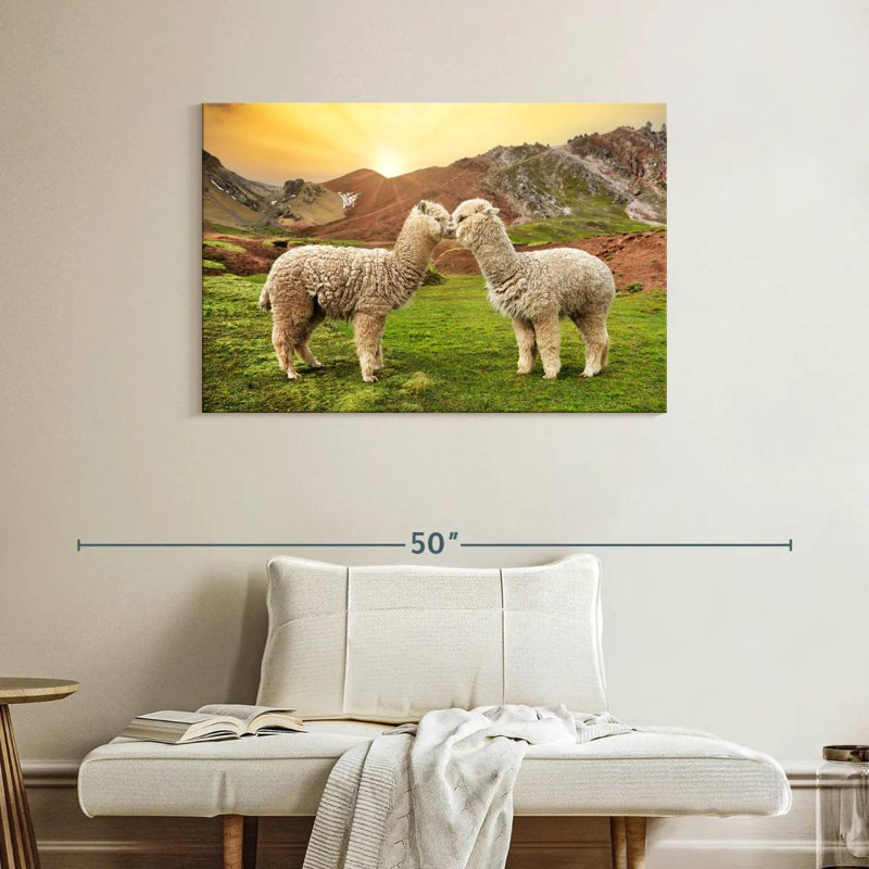 Brampt Colors Of Peru - Alpaca Love, 26" H x 39" W
