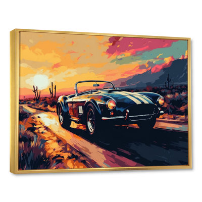 Marquite " Blue And Yellow Vintage Car Charisma I "
