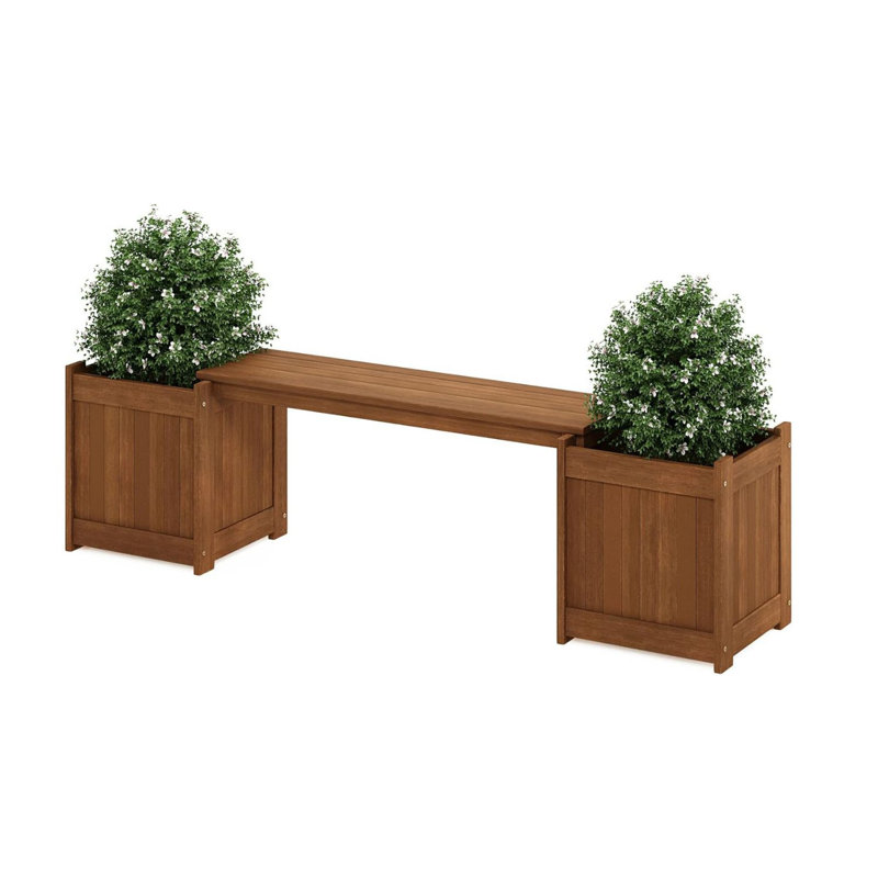 Fallah Raised Garden Bed, Brown