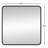 Metal Square Wall Mirror-593361111-593361110