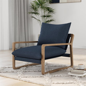 Buckins Upholstered Sling Accent Chair