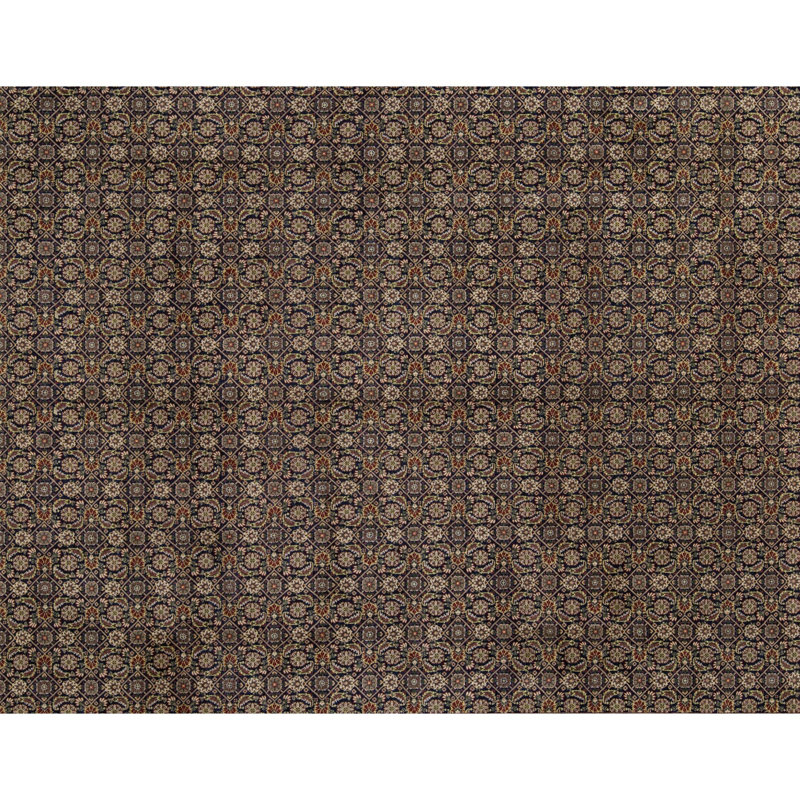 Manchuria Wool Southwestern Area Rug in Black/Gray, Rectangle 8'9" x 11'9"