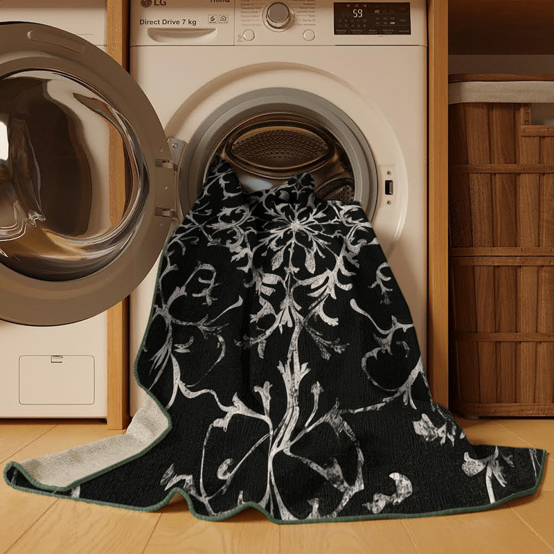 Tapis Veiled Elegance, Carré 3 pi