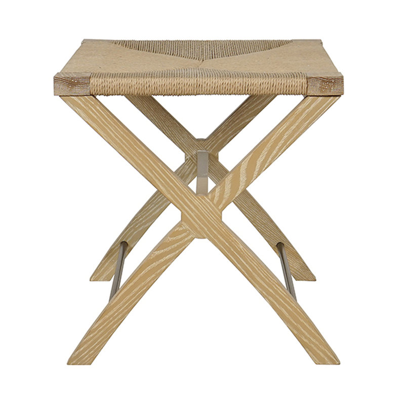 Conan Utility Stool, Cerused Oak