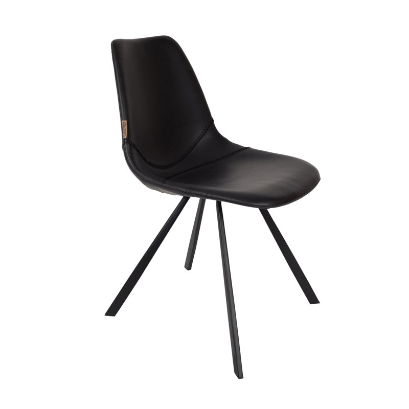 Franky Upholstered Dining Chair, Black