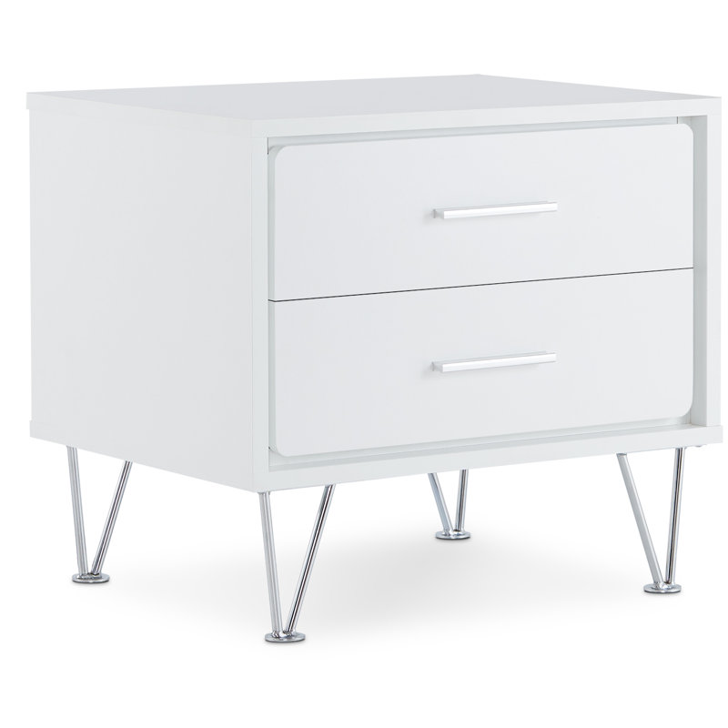 Table d'appoint ACME Deoss, Blanc