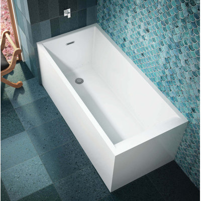 Nokori 63'' L Freestanding Soaking Bathtub