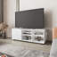 Meuble télé avec porte et rangement ouvert