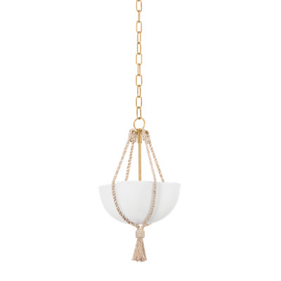 Amberley 1-Light Bowl Pendant