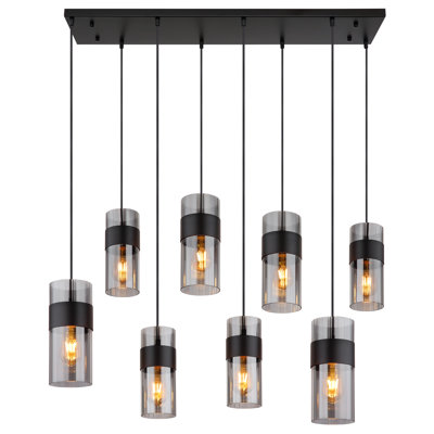 Natily 8 - Light Matte Black Pendant
