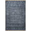 Tapis décoratif bleu marine à motif floral frangé à motif floral-54023442