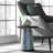 Glass and Marble Accent Table with Modern Tapered Base-1817726033