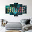 5 Piece No Frame Set on Canvas