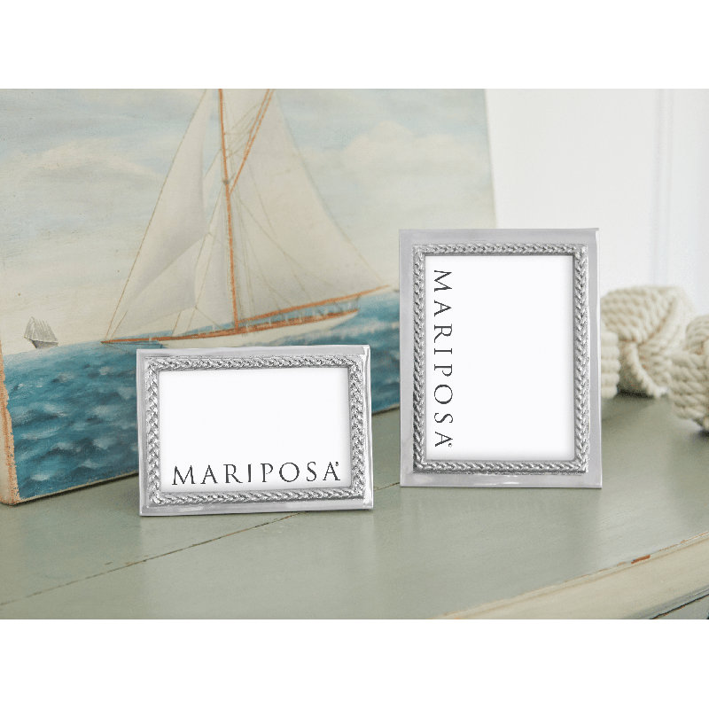 High Seas Metal Picture Frame, 4" W x 6" H