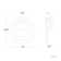 Serenity 1 - Light LED Armed Sconce