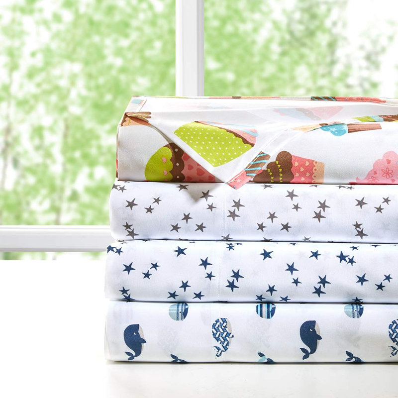Printed Microfiber Sheet Set