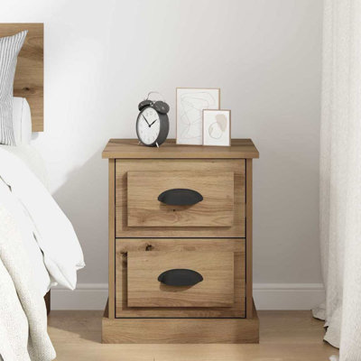 39cm W Manufactured Wood Bedside Table