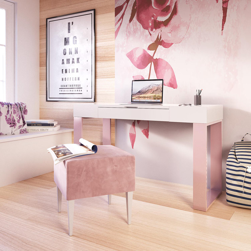 Lyssa Dressing Table with Mirror