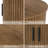 23.6" H Tambour Modern Nightstand With Storage Set of 2-464804813